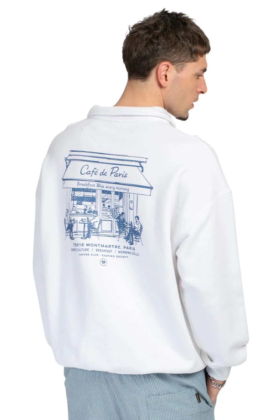 Kaotiko Crew Polo Morning Calls - White