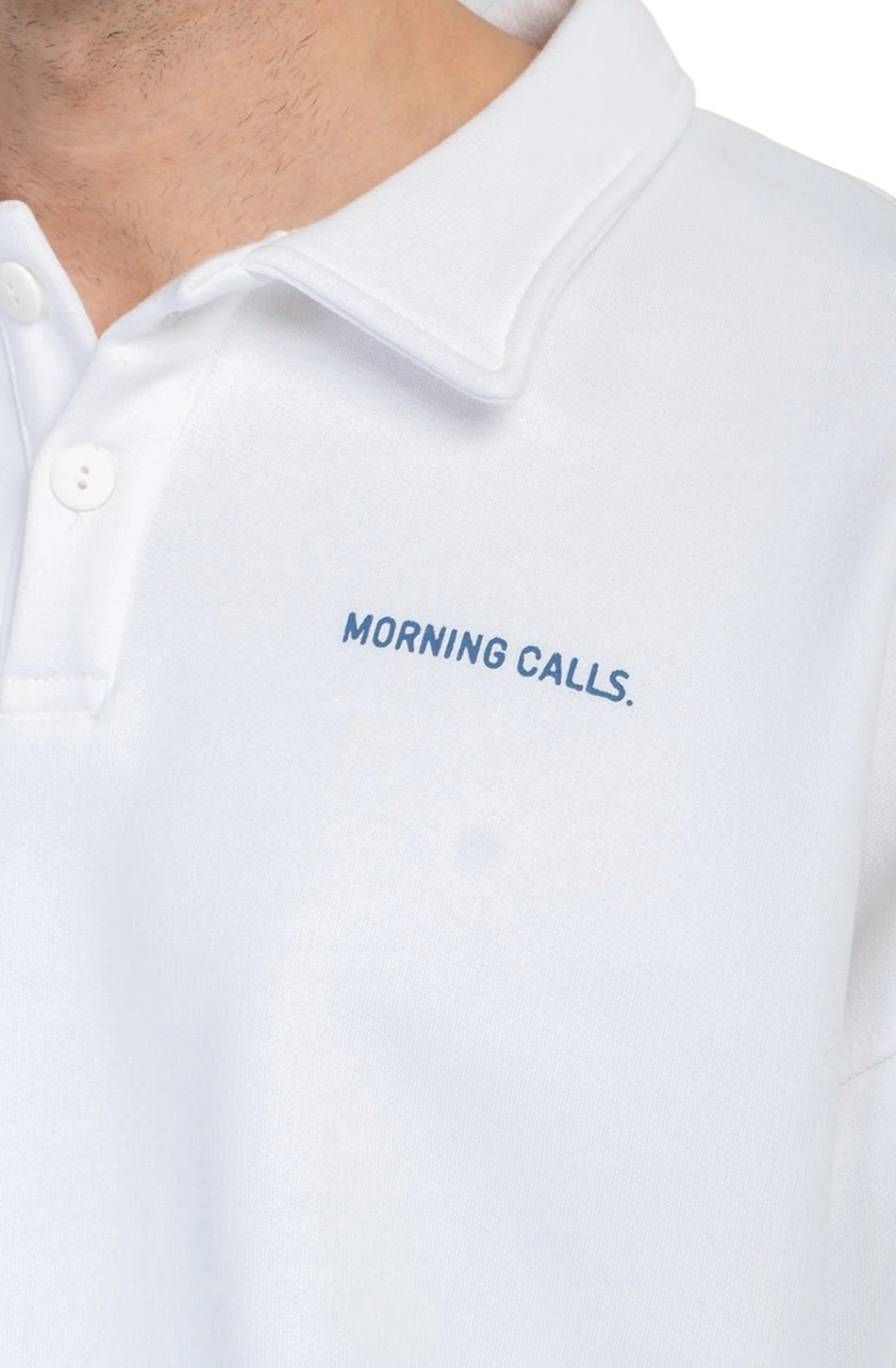 Kaotiko Crew Polo Morning Calls - White