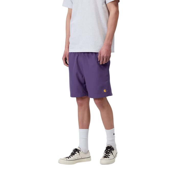 Carhartt WIP Chase Swim Trunks - Calla/Gold
