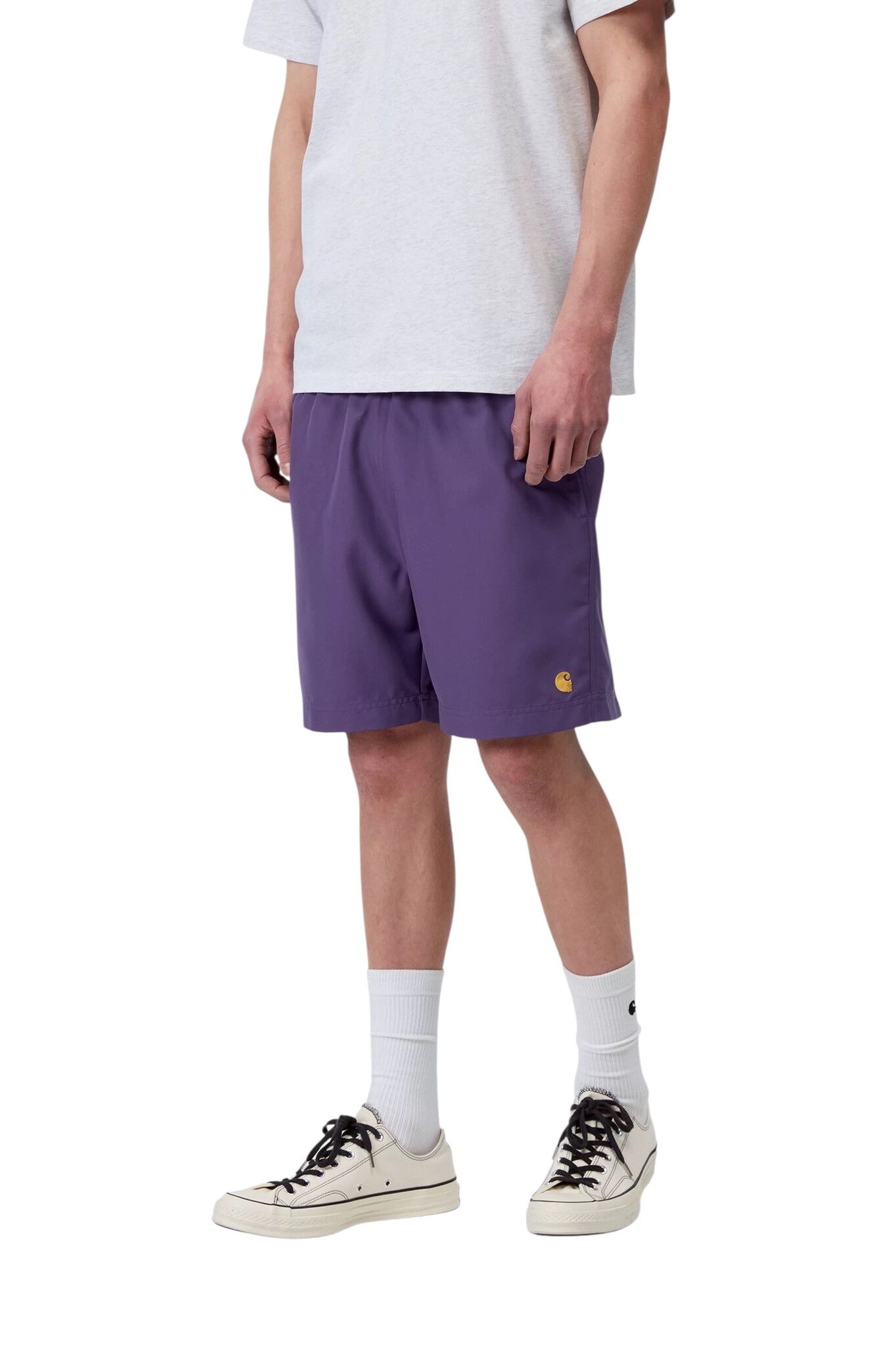 Carhartt WIP Chase Swim Trunks - Calla/Gold