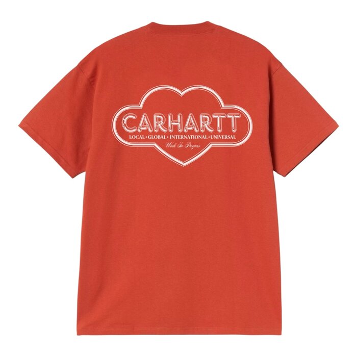 Carhartt WIP S/S Cloud Heart T-Shirt - Oxide Red