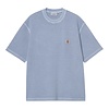 S/S Nelson Waffle T-Shirt - Gentle Blue (Garment Dyed)