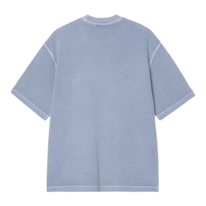 Carhartt WIP S/S Nelson Waffle T-Shirt - Gentle Blue (Garment Dyed)