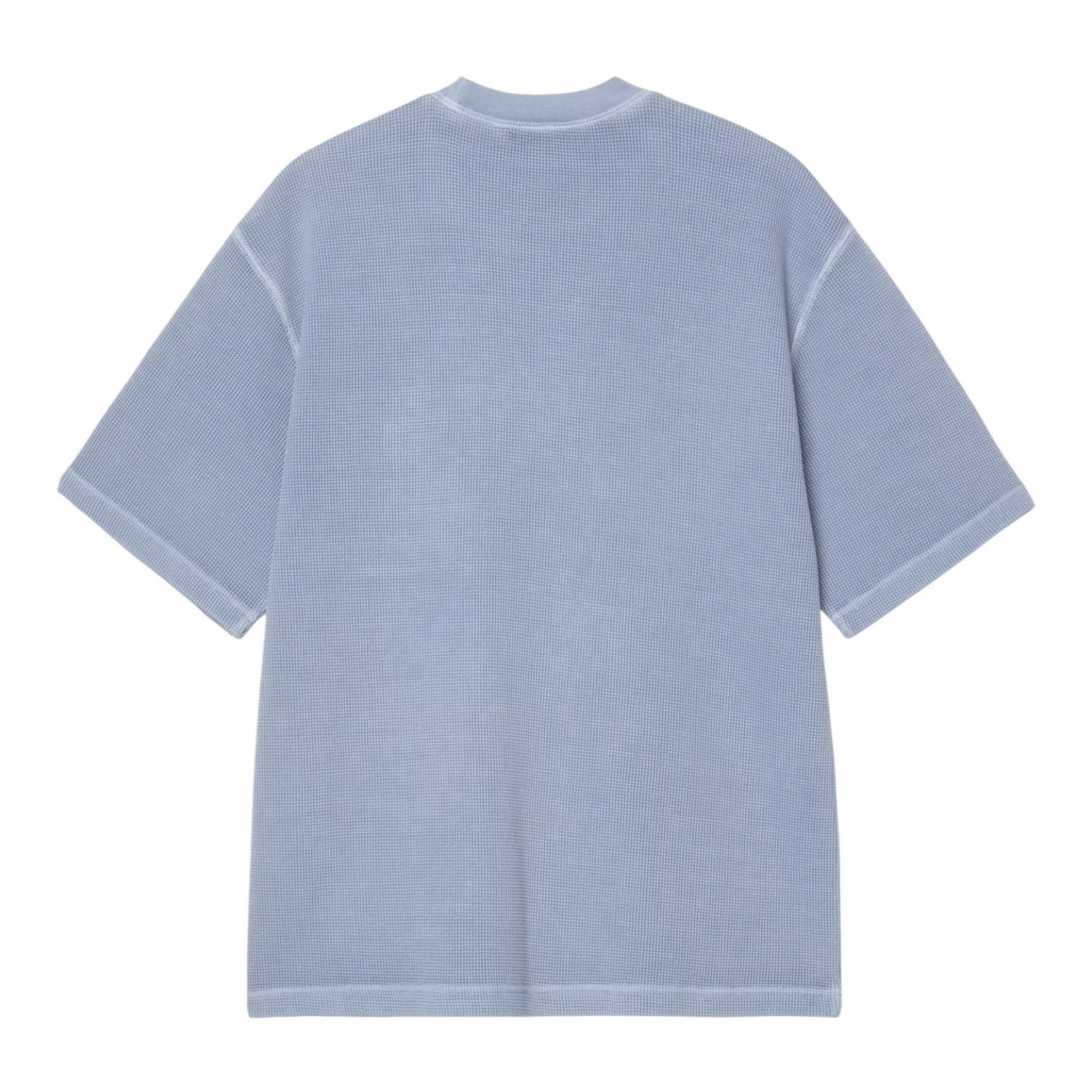 Carhartt WIP S/S Nelson Waffle T-Shirt - Gentle Blue (Garment Dyed)