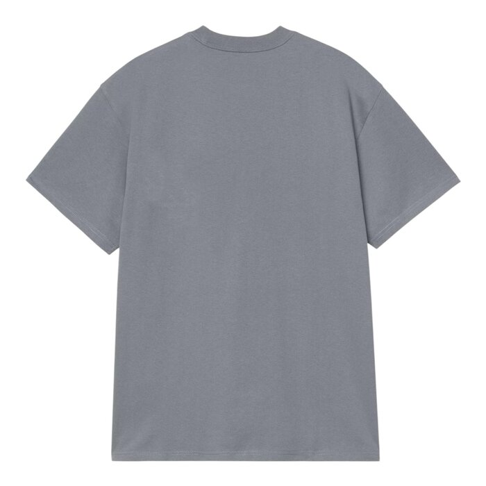 Carhartt WIP S/S Longhand Pocket T-Shirt - Cozy Blue/White