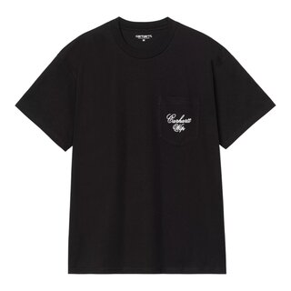 Carhartt WIP S/S Longhand Pocket T-Shirt - Black/White