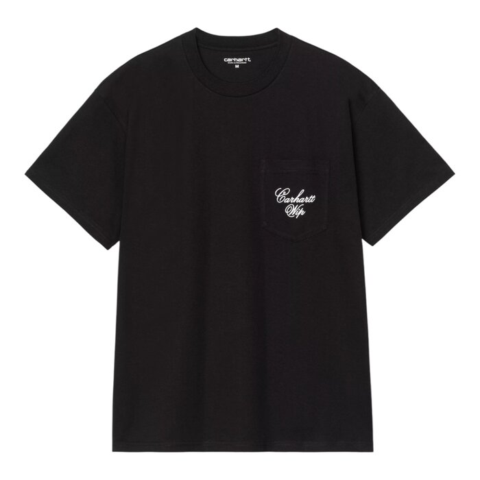 Carhartt WIP S/S Longhand Pocket T-Shirt - Black/White