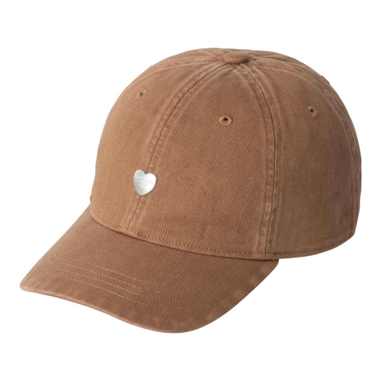 Carhartt WIP Heart Metal Cap - Hamilton Brown/Silver