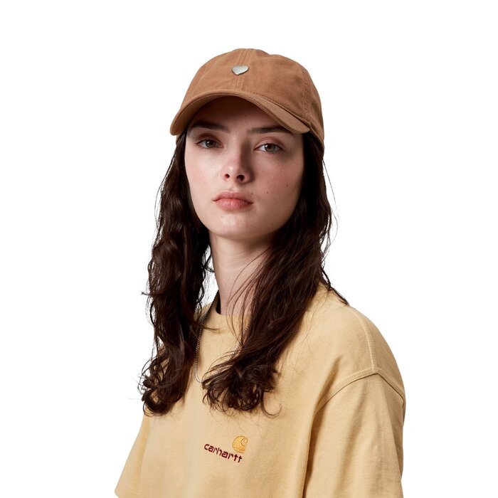 Carhartt WIP Heart Metal Cap - Hamilton Brown/Silver