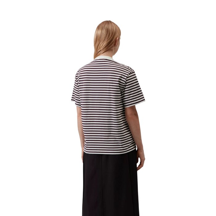 Carhartt WIP W' S/S Ezra T-Shirt - Ezra Stripe/Cozy Purple/Wax