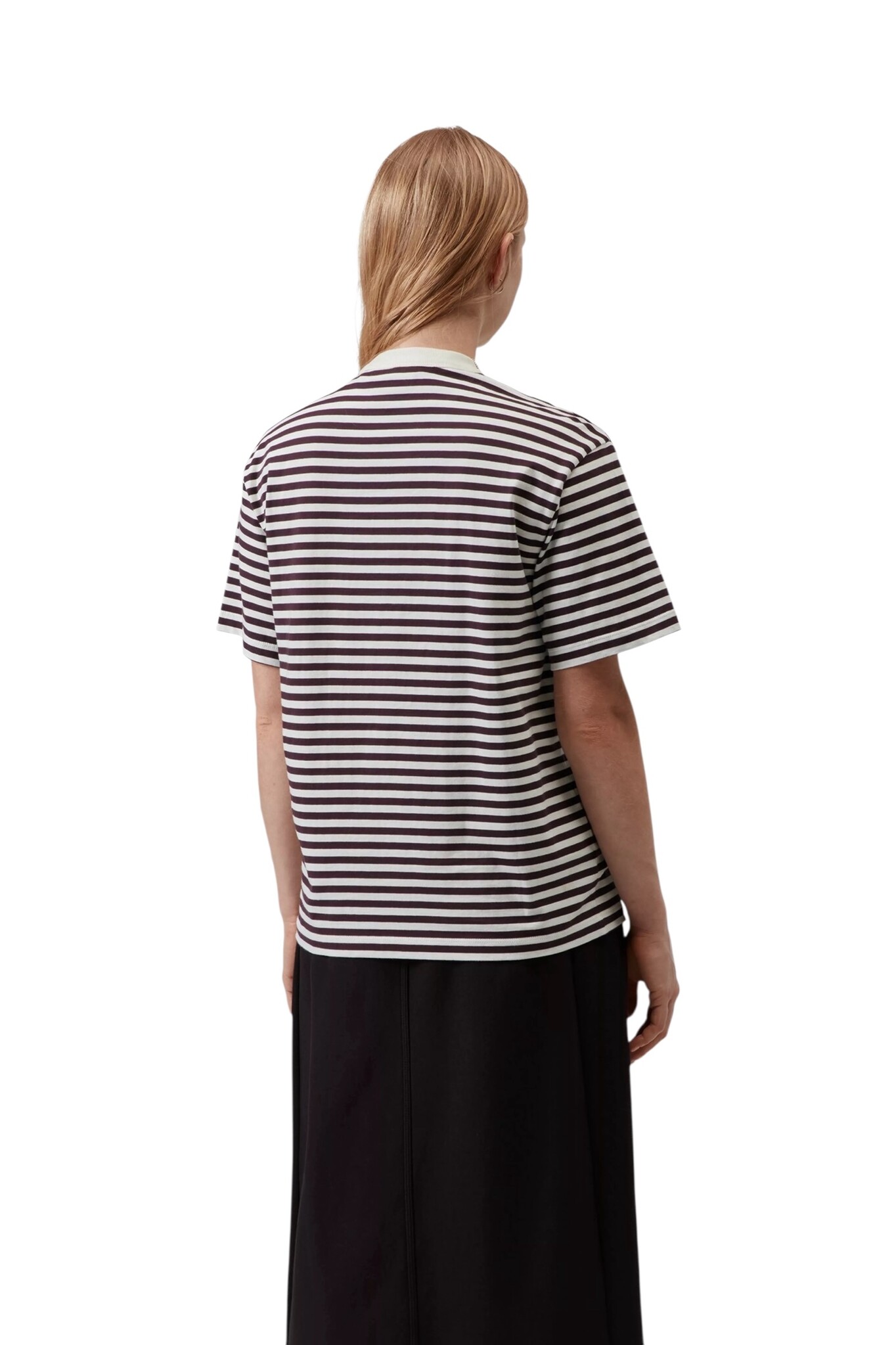 Carhartt WIP W' S/S Ezra T-Shirt - Ezra Stripe/Cozy Purple/Wax