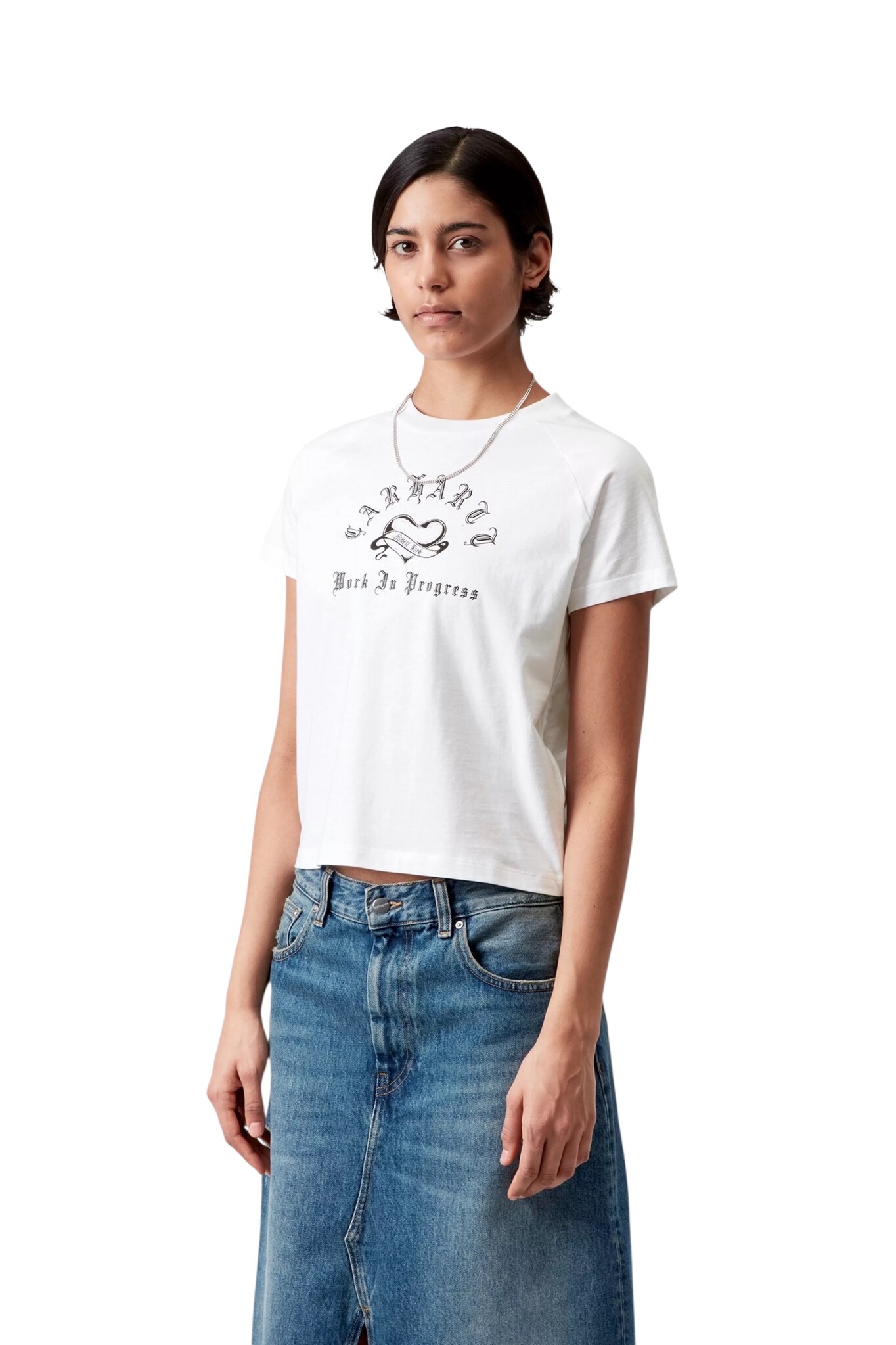 Carhartt WIP W' S/S Honest Work T-Shirt - White/Black