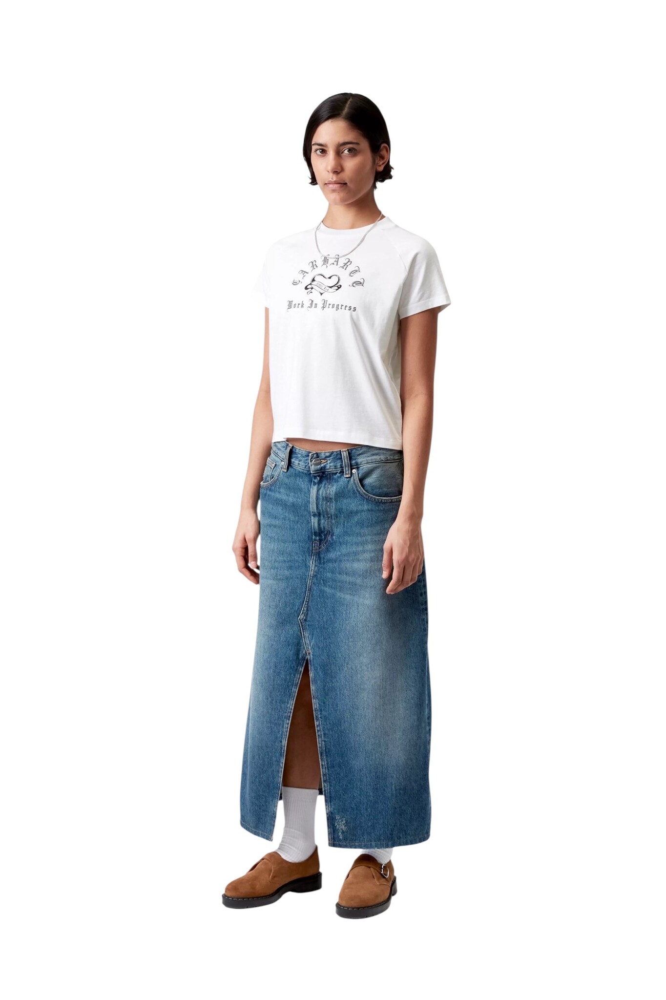 Carhartt WIP W' S/S Honest Work T-Shirt - White/Black