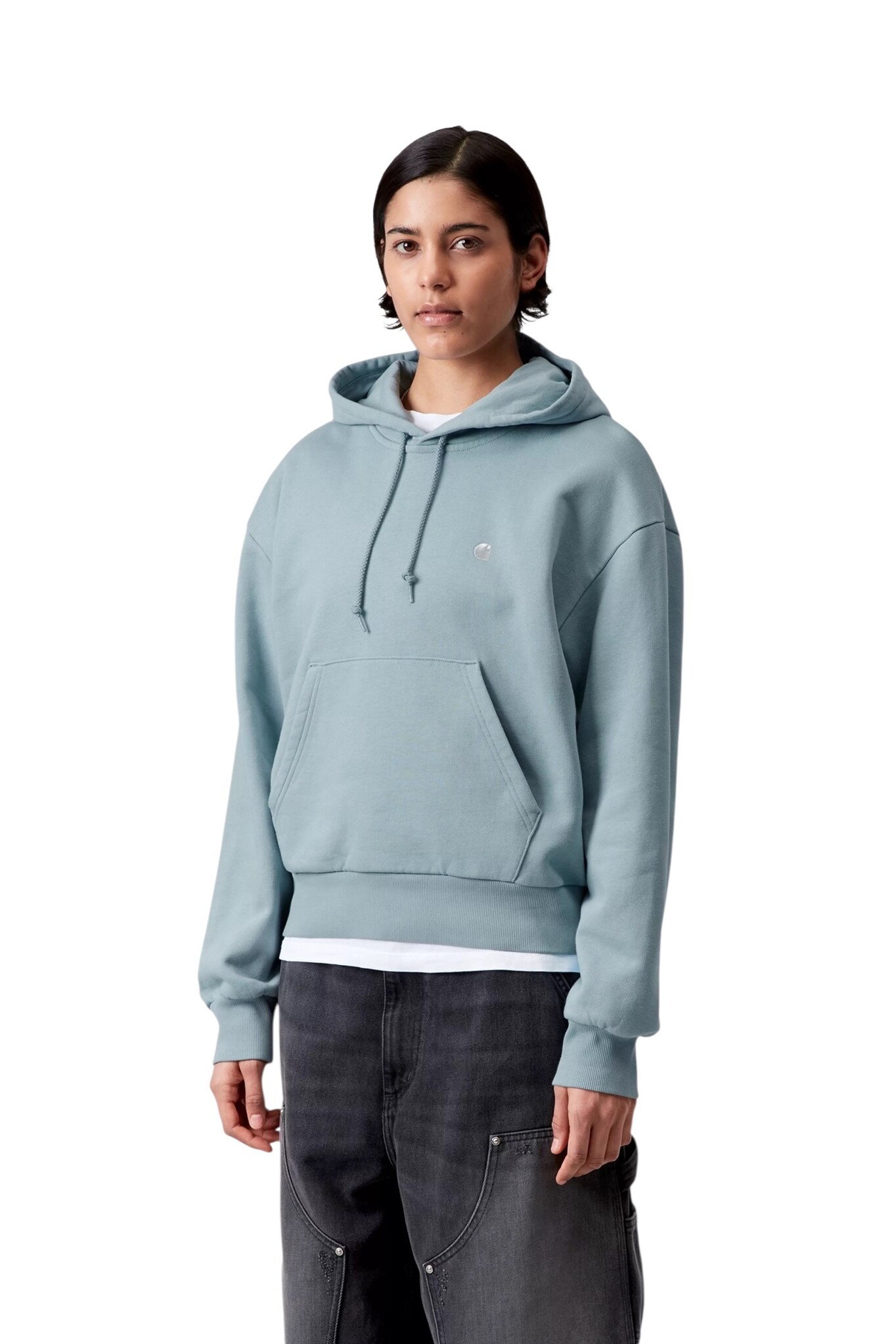 Carhartt WIP W' Hooded Casey Sweatshirt - Tourmaline/Silver