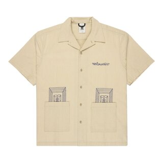 Element S/S Shirt Seesucker - Seesucker Aluminium