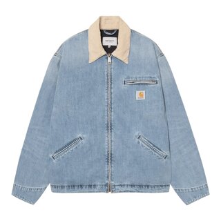 Carhartt WIP OG Detroit Jacket - Blue/Dusty H Brown (Burst Washed)