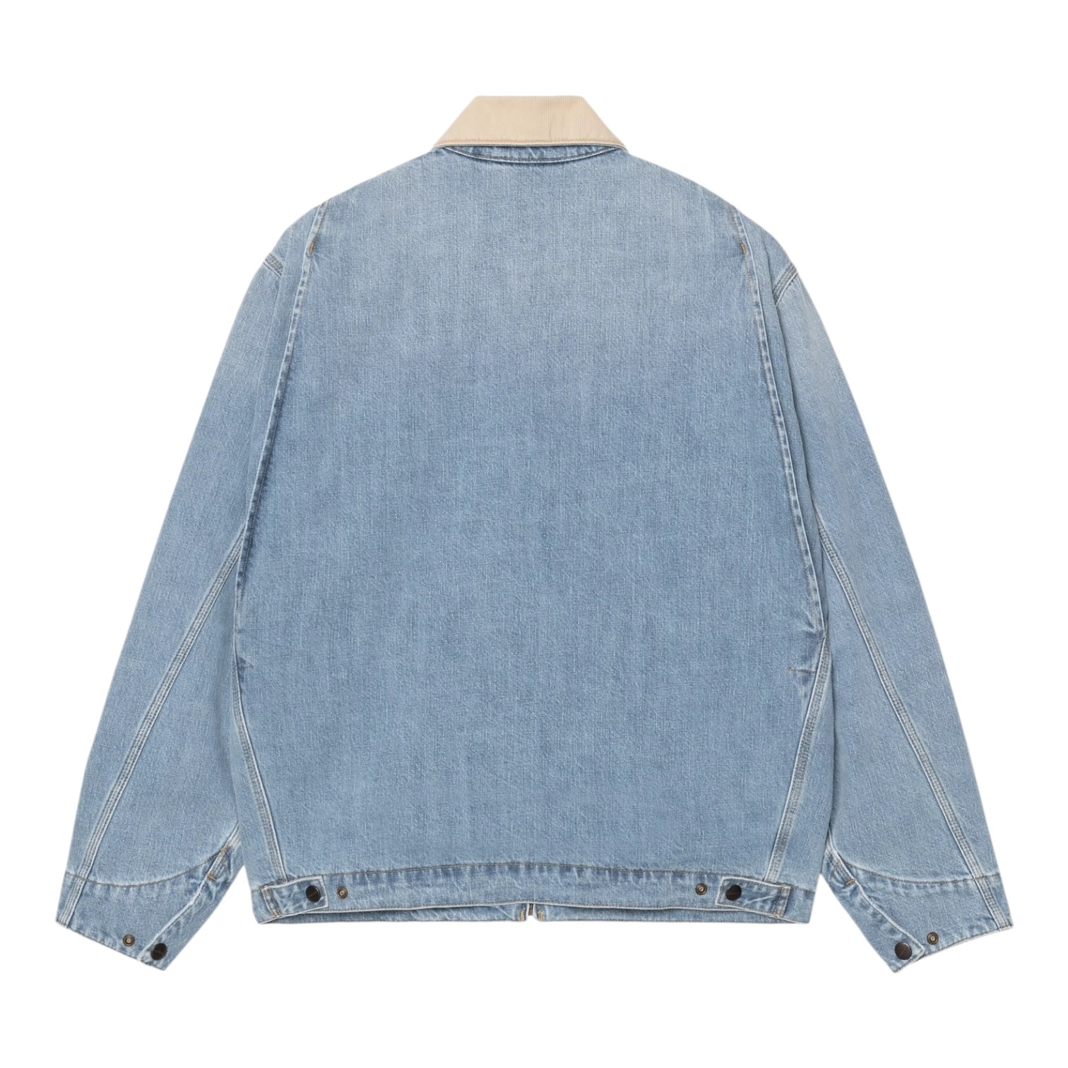 Carhartt WIP OG Detroit Jacket - Blue/Dusty H Brown (Burst Washed)