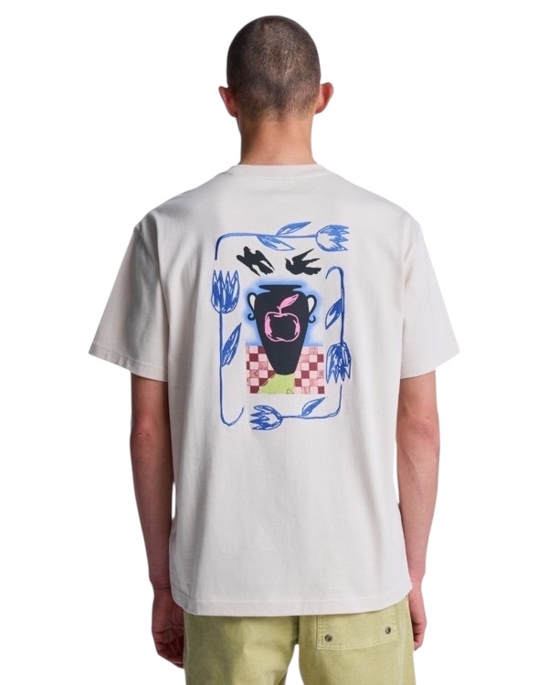 Ruca Antonia Figueiredo Love Birds S/S T-Shirt - Moonbeam