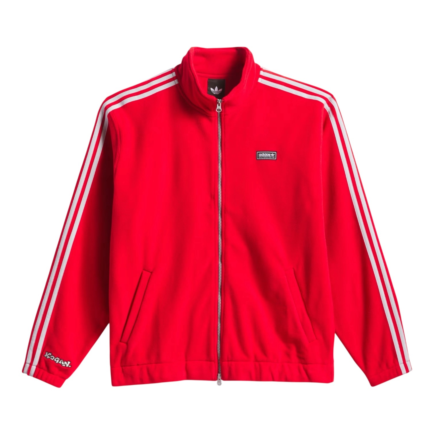 Adidas Skateboarding Kogan Jacket - Better Scarlet/Light Solid Grey