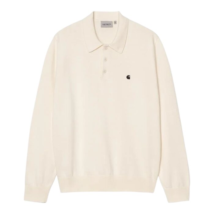 Carhartt WIP L/S Madison Polo - Cinnerus/Black