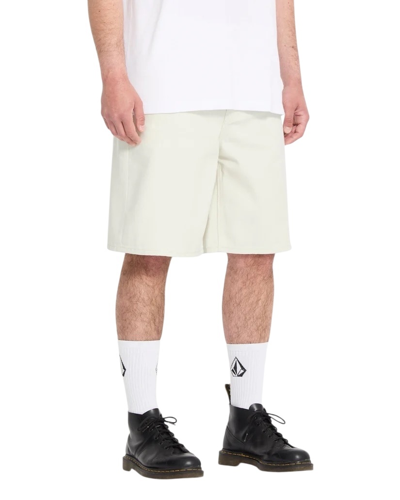 Volcom Billow Denim Short 22 - Dirty White