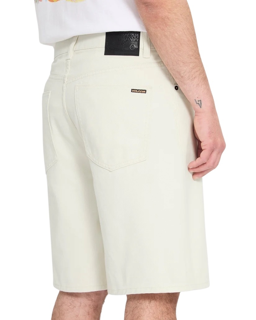 Volcom Billow Denim Short 22 - Dirty White
