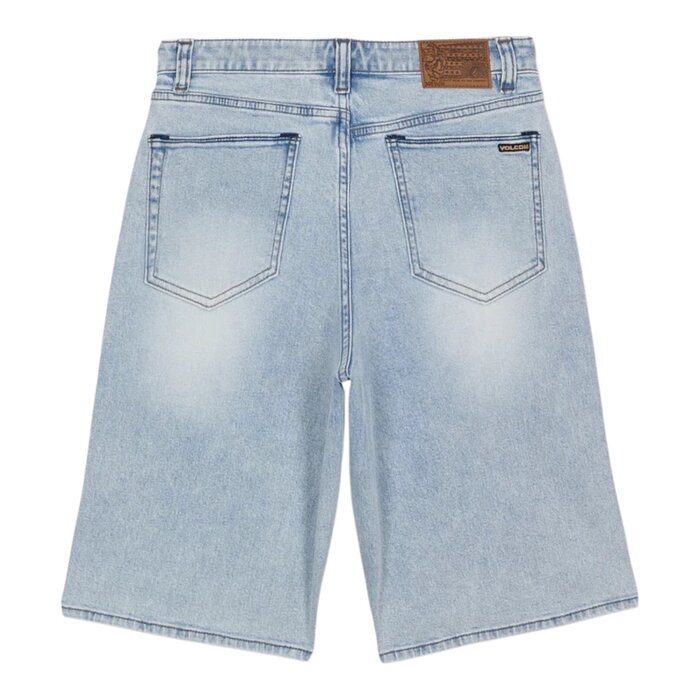 Volcom Billow Denim Short (Youth) - Desert Dirt Indigo