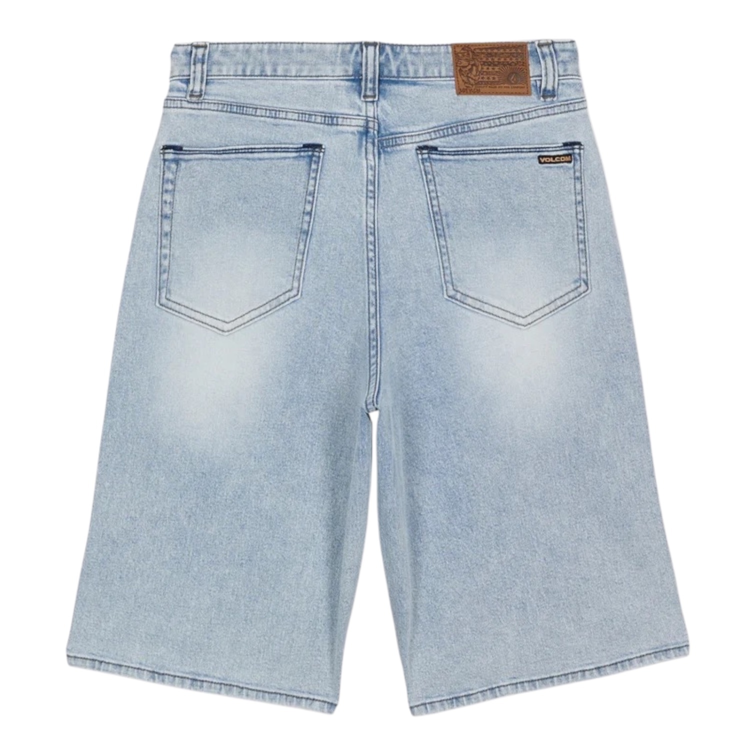 Volcom Billow Denim Short (Youth) - Desert Dirt Indigo