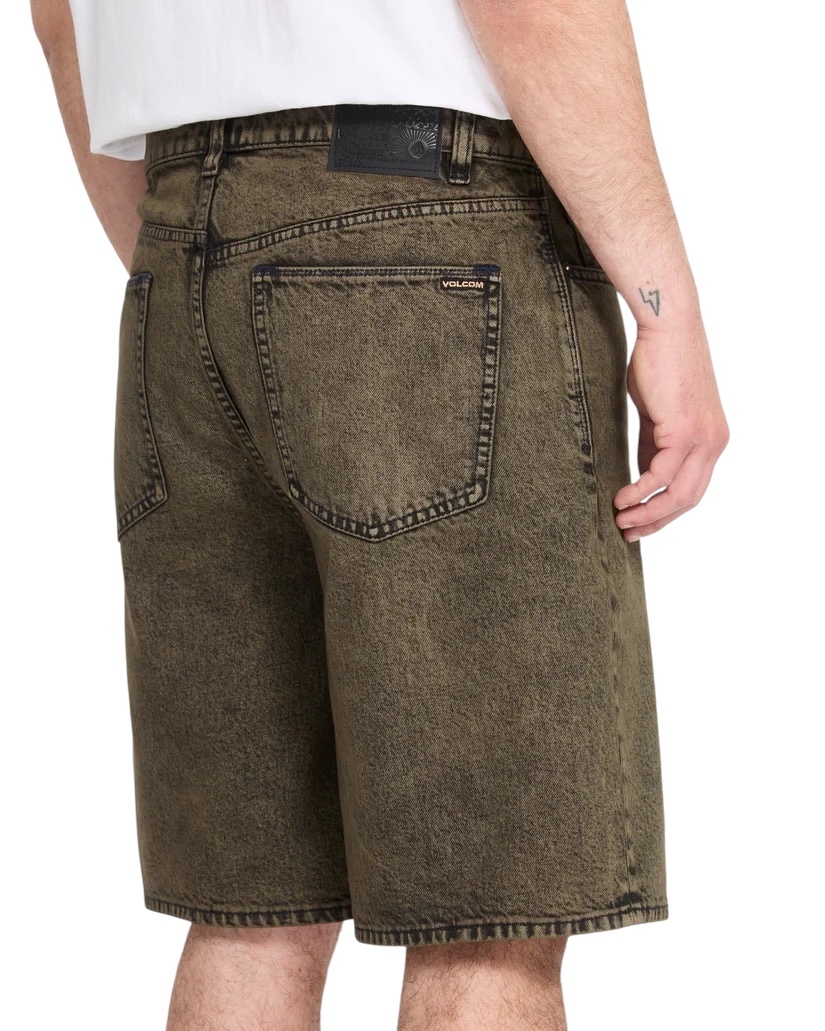 Volcom Billow Denim Short - Sage Leaf