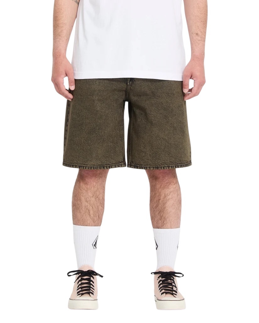 Volcom Billow Denim Short - Sage Leaf