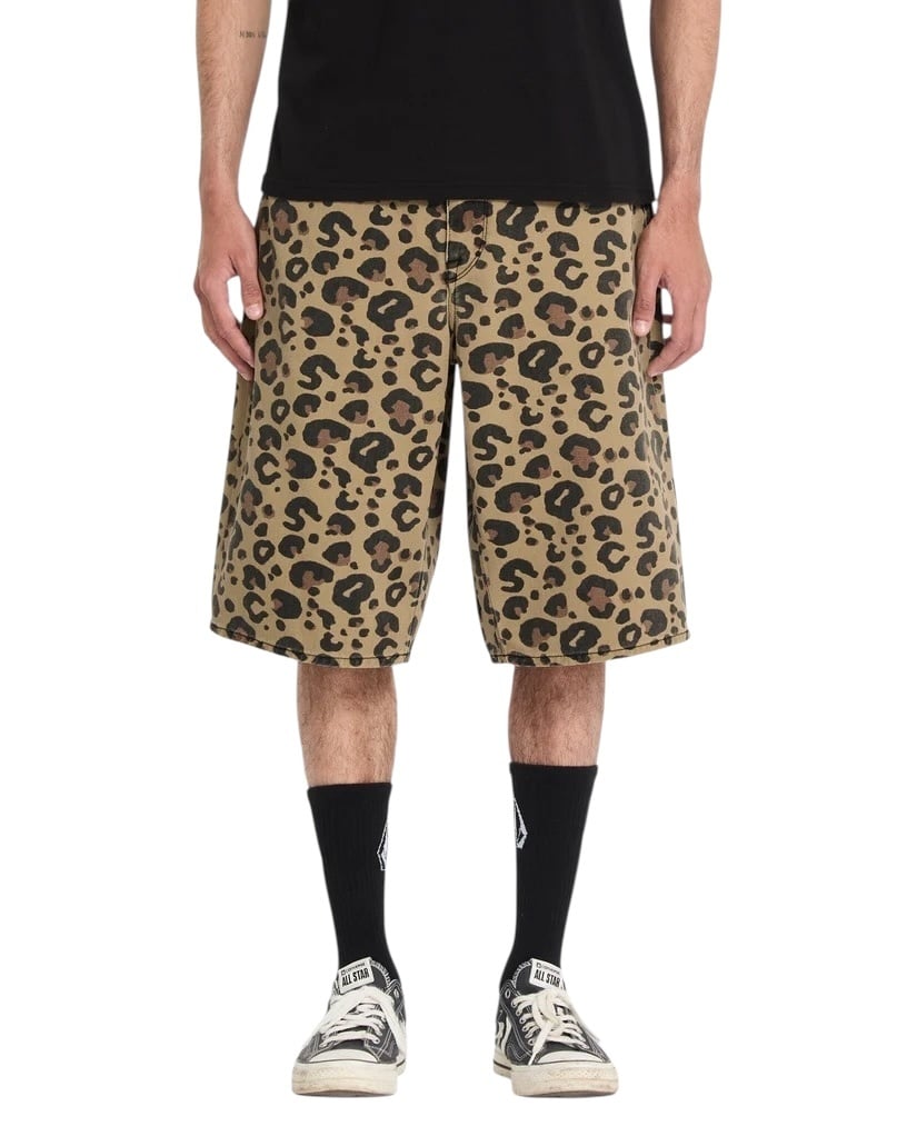 Volcom Chillow Denim Short 24 - Cheetah