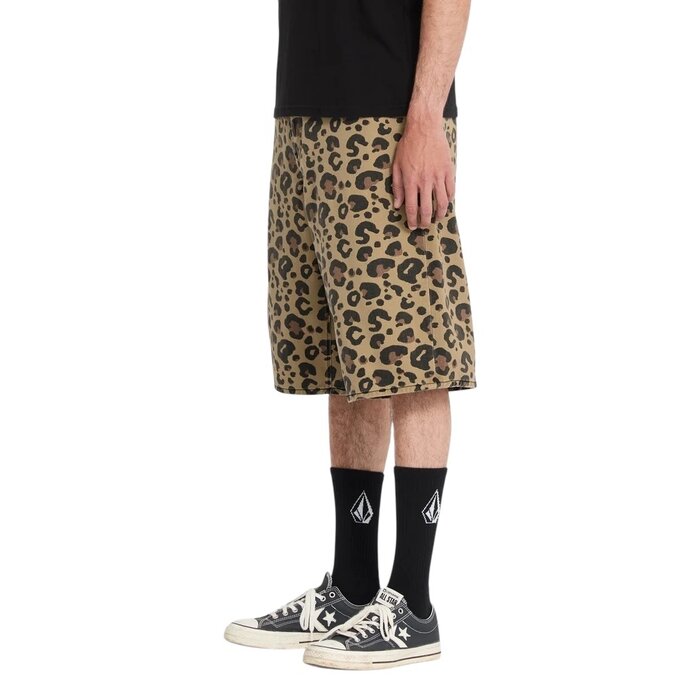 Volcom Chillow Denim Short 24 - Cheetah