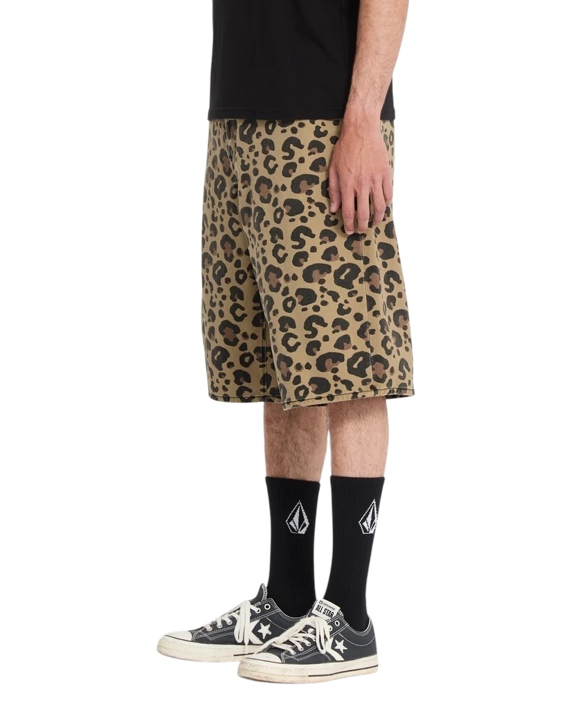 Volcom Chillow Denim Short 24 - Cheetah