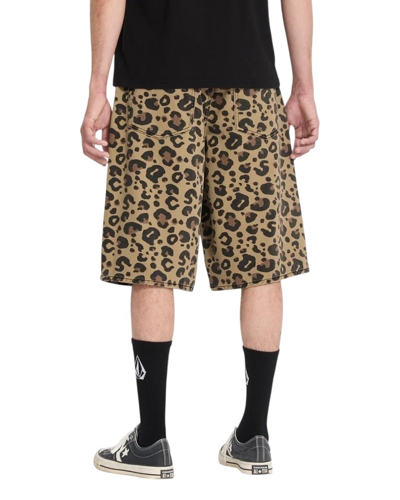 Volcom Chillow Denim Short 24 - Cheetah