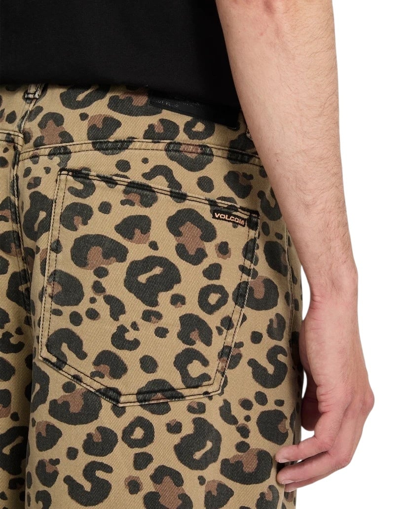 Volcom Chillow Denim Short 24 - Cheetah