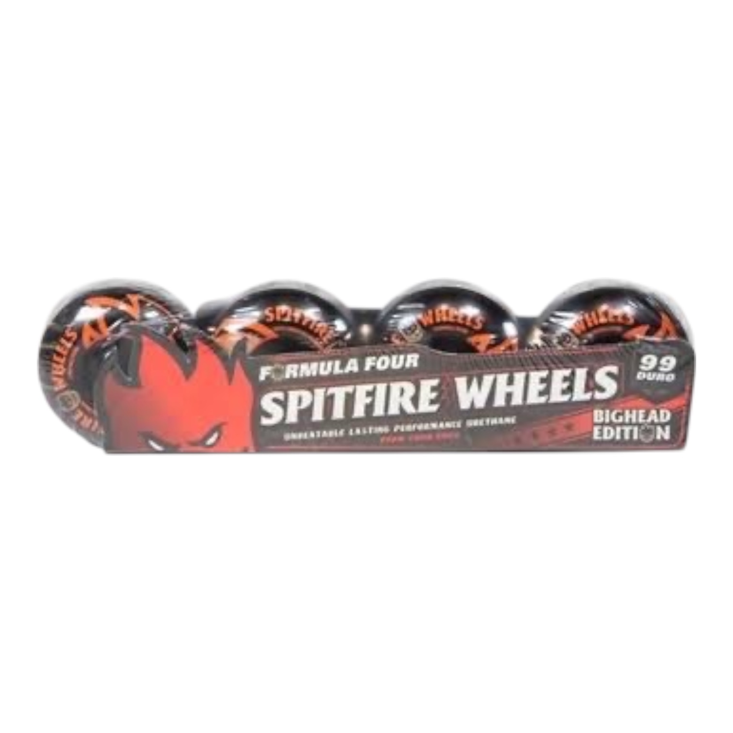 Spitfire Bighead Wheels 99A/53MM - Black/Orange