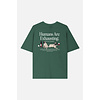 Human Are Exhausting T-Shirt - Posy Green