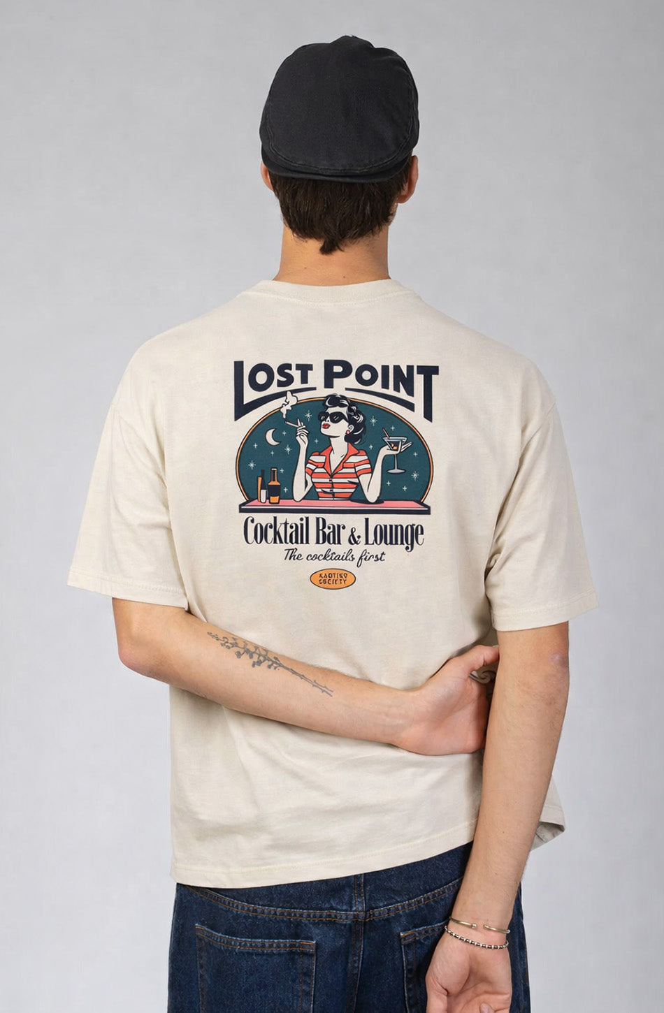 Kaotiko Lost Point Woman T-Shirt - Ivory