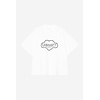 W' S/S  Cloud Heart T-Shirt - White