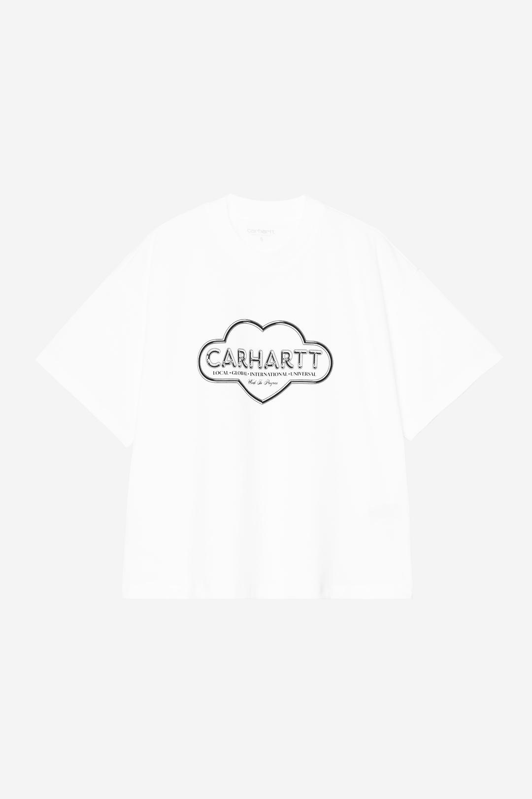 Carhartt WIP W' S/S  Cloud Heart T-Shirt - White