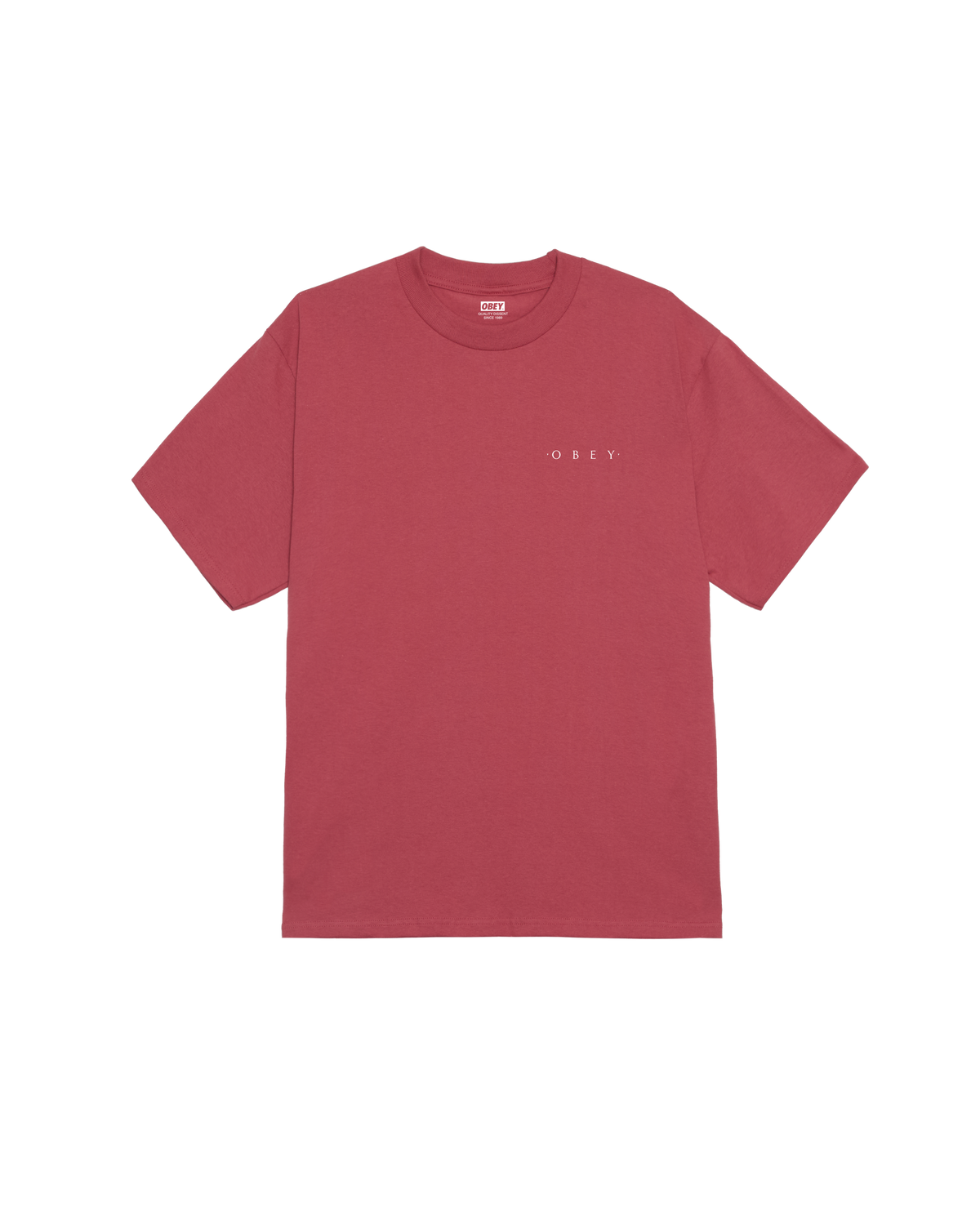 Obey Architecture Of The Uni T-shirt - Mineral Red