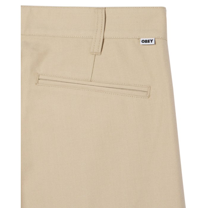 Obey Dean Pleated Pant - Cement