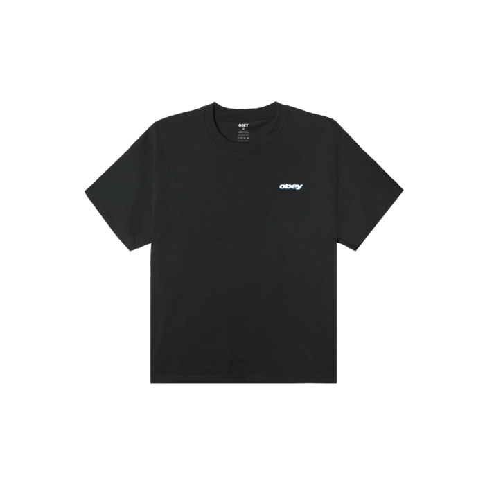 Obey Lips T-Shirt - Vintage Black