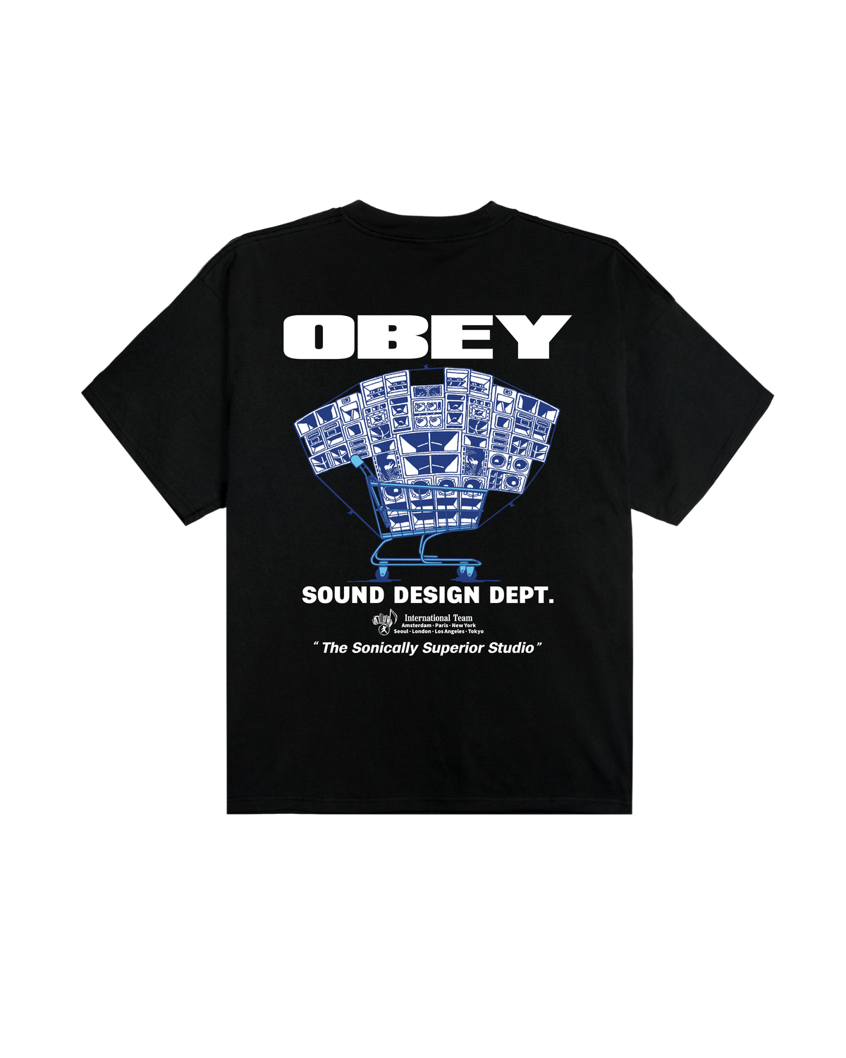 Obey Sound Design Dept T-Shirt - Black