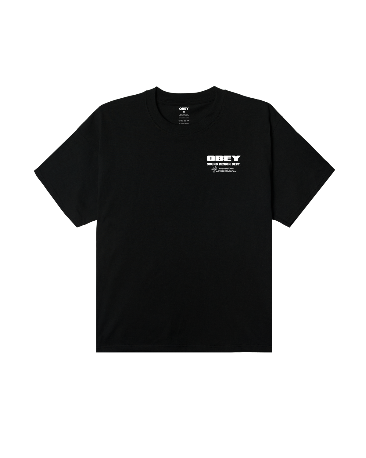 Obey Sound Design Dept T-Shirt - Black