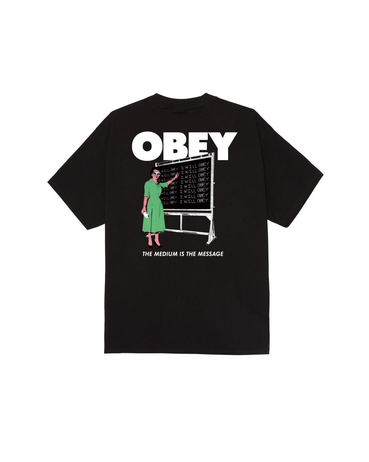 Obey I Will Obey T-shirt - Black