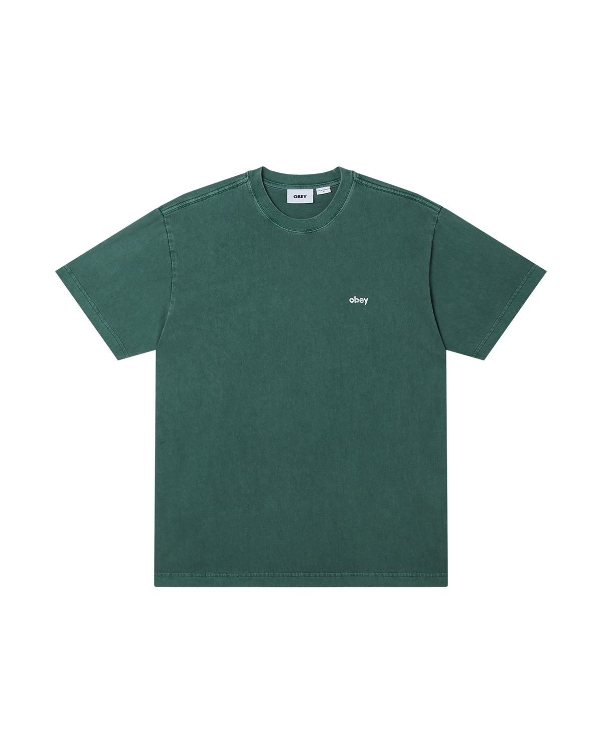 Obey Lowercase Pigment T-Shirt - Pigment Pine Needle