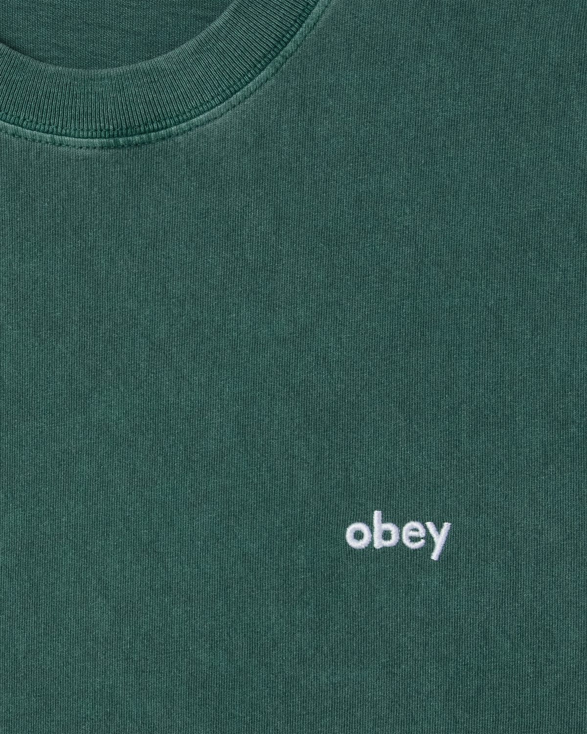 Obey Lowercase Pigment T-Shirt - Pigment Pine Needle
