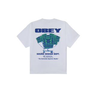 Obey Sound Design Dept T-Shirt - White