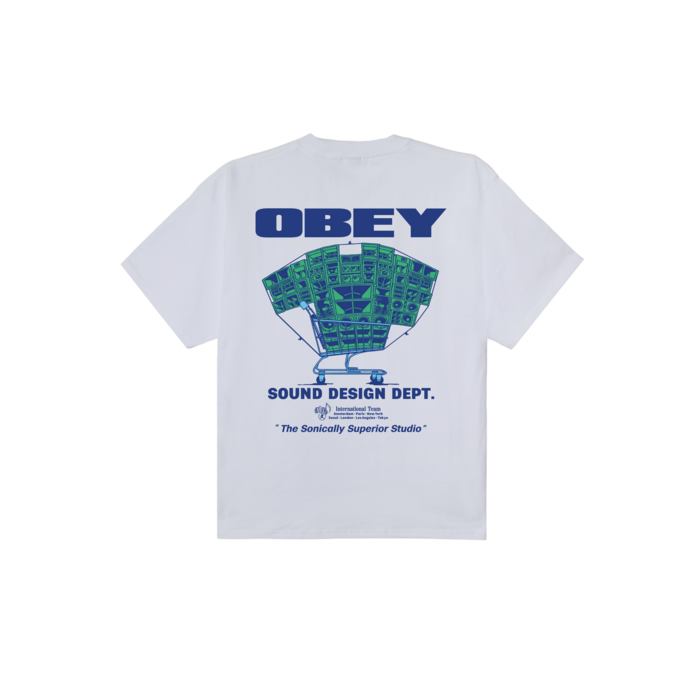 Obey Sound Design Dept T-Shirt - White